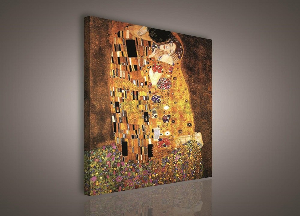 Obraz na plátne: Bozk, Gustav Klimt - 75x100 cm