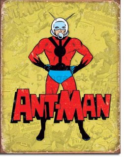 Plechová ceduľa - Ant-Man (Retro)