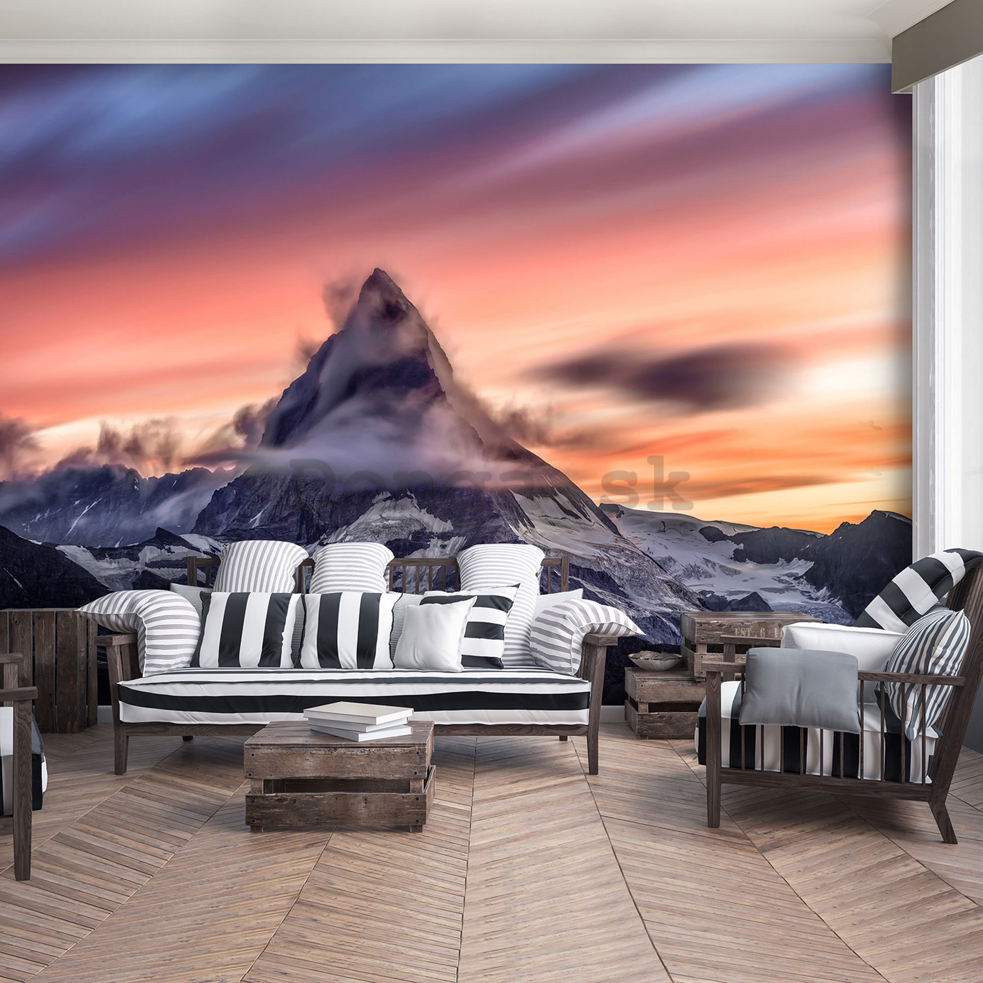 Fototapeta vliesová: Matterhorn (1) - 184x254 cm