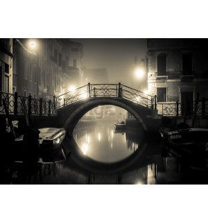 Fototapeta vliesová: Benátky (nočné) - 184x254 cm