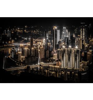Fototapeta vliesová: Nočné mesto (5) - 184x254 cm
