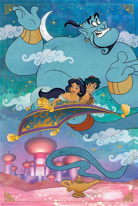 Plagát - Aladdin (A Whole New World)