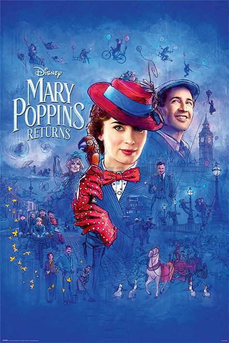 Plagát - Mary Poppins Returns (Spit Spot)