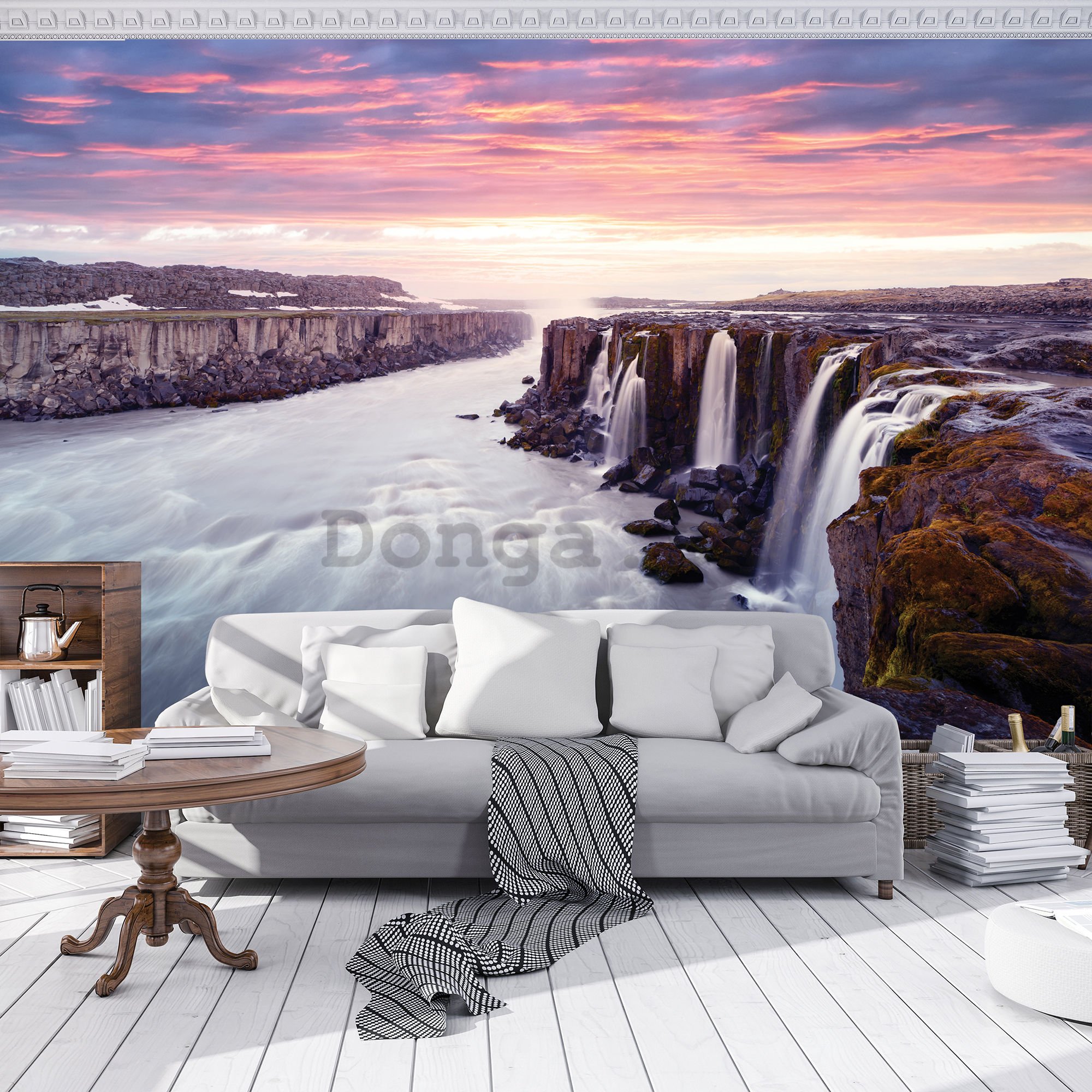 Fototapeta vliesová: Selfoss, Island - 184x254 cm