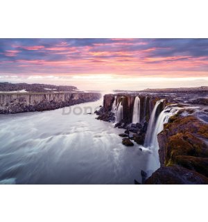 Fototapeta vliesová: Selfoss, Island - 254x368 cm