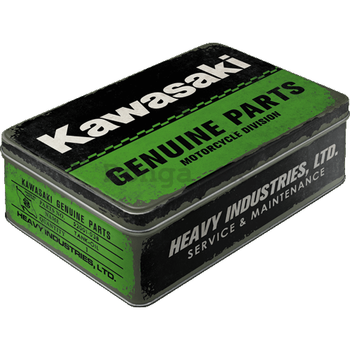 Plechová dóza plochá - Kawasaki (Genuine Parts)