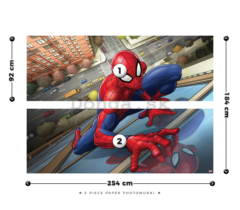 Fototapeta: Spiderman (7) - 184x254 cm