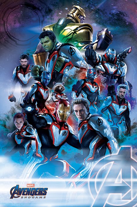 Plagát - Avengers Endgame (Suits)