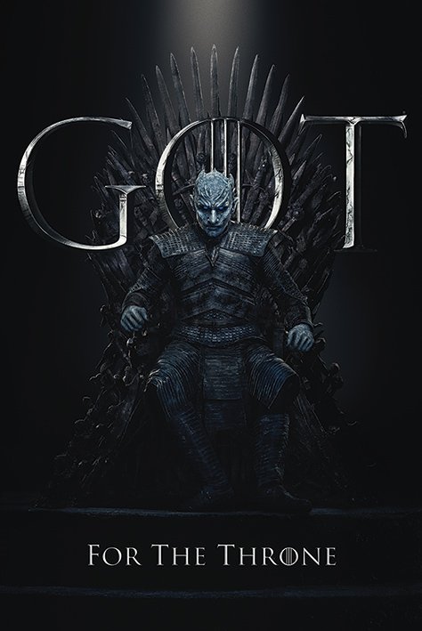 Plagát - Game of Thrones (The Night King For the Throne)
