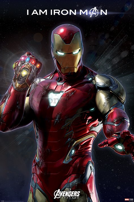 Plagát - Avengers Endgame (I am Iron Man)