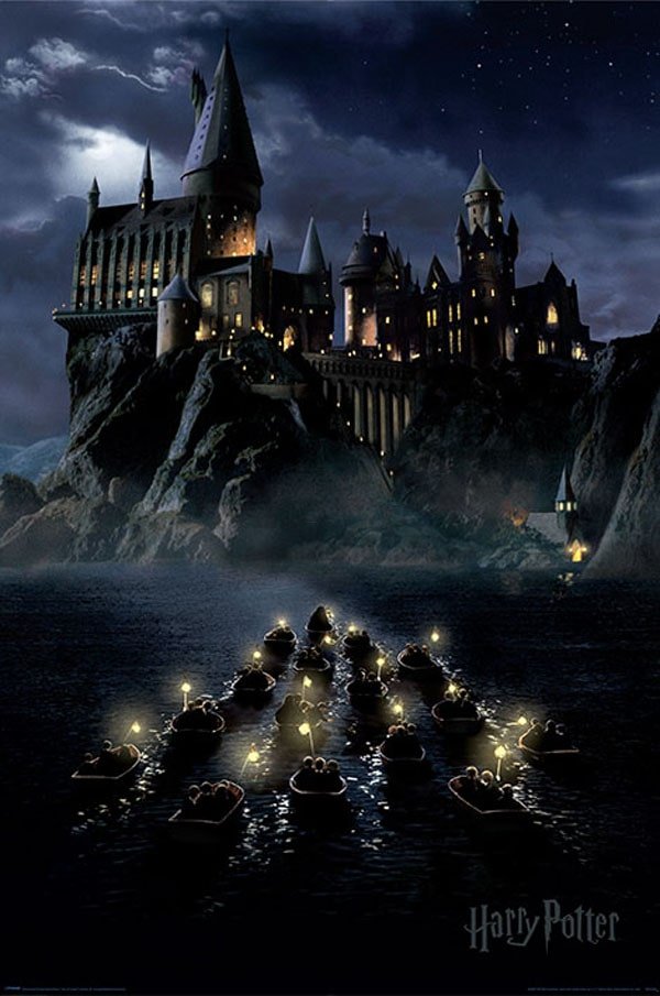 Plagát - Harry Potter (Hogwarts Boats)