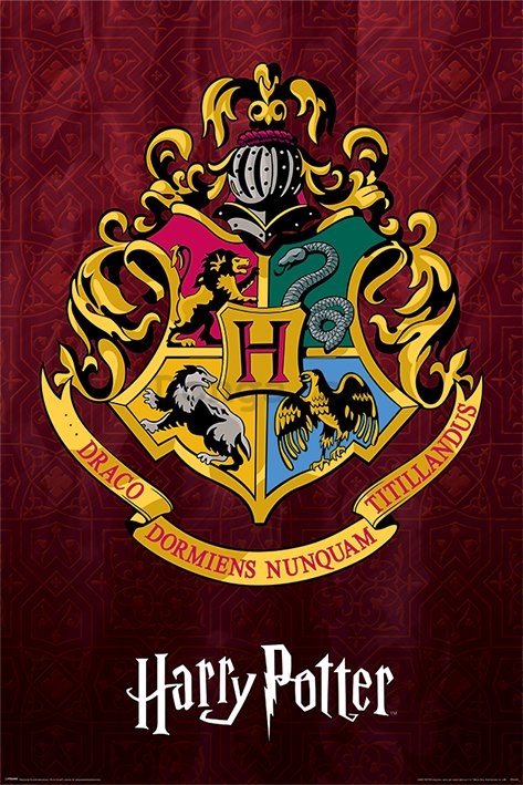 Plagát - Harry Potter (Hogwarts School Crest)