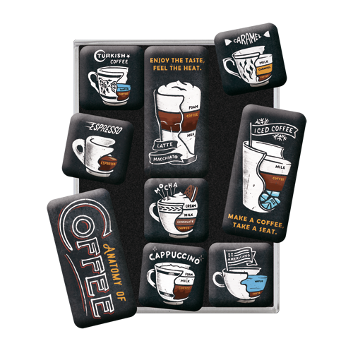 Sada magnetov - Anatomy of Coffee