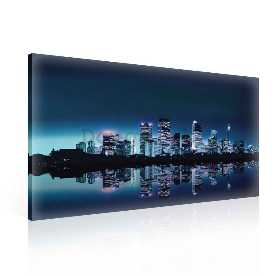 Obraz na plátne: Svetlá mesta (1) - 75x100 cm