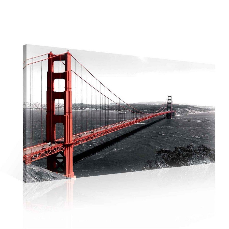 Obraz na plátne: Golden Gate Bridge (3) - 75x100 cm