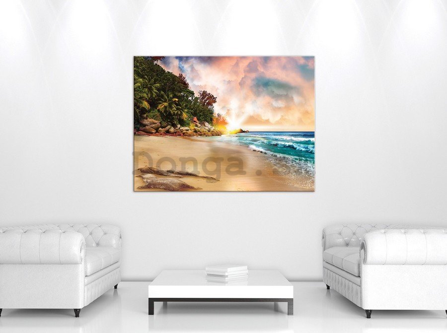 Obraz na plátne: Raj na pláži (3) - 75x100 cm