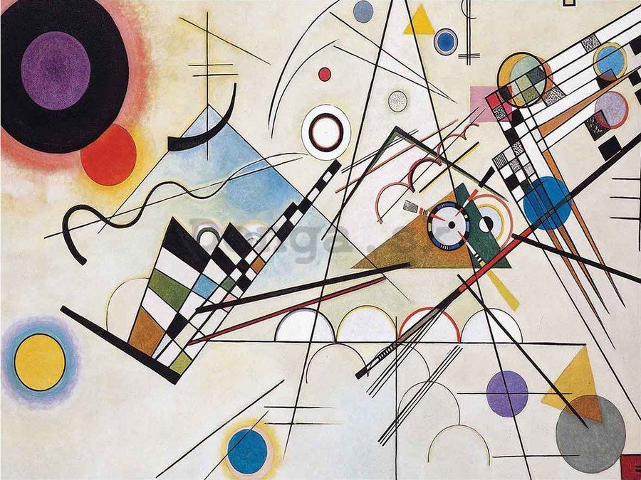 Obraz na plátne: Composition 8, Vasilij Kandinskij - 75x100 cm