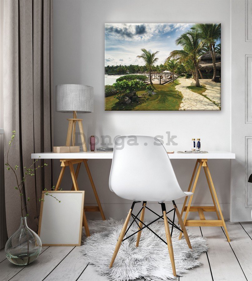 Obraz na plátne: Tropický rezort (1) - 75x100 cm