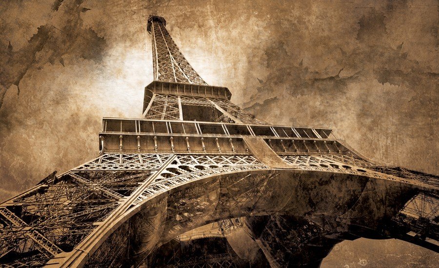 Obraz na plátne: Eiffelova veža (3) - 75x100 cm