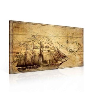 Obraz na plátne: Loď (1) - 75x100 cm