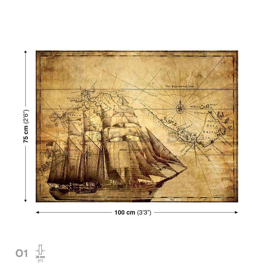 Obraz na plátne: Loď (1) - 75x100 cm