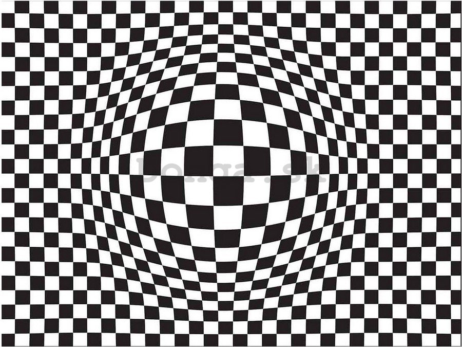 Obraz na plátne: Kockovaná ilúzie (1) - 75x100 cm