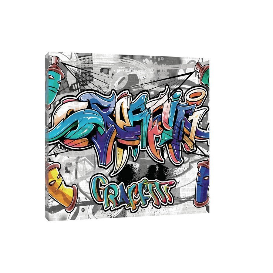 Obraz na plátne: Graffiti (9) - 75x100 cm