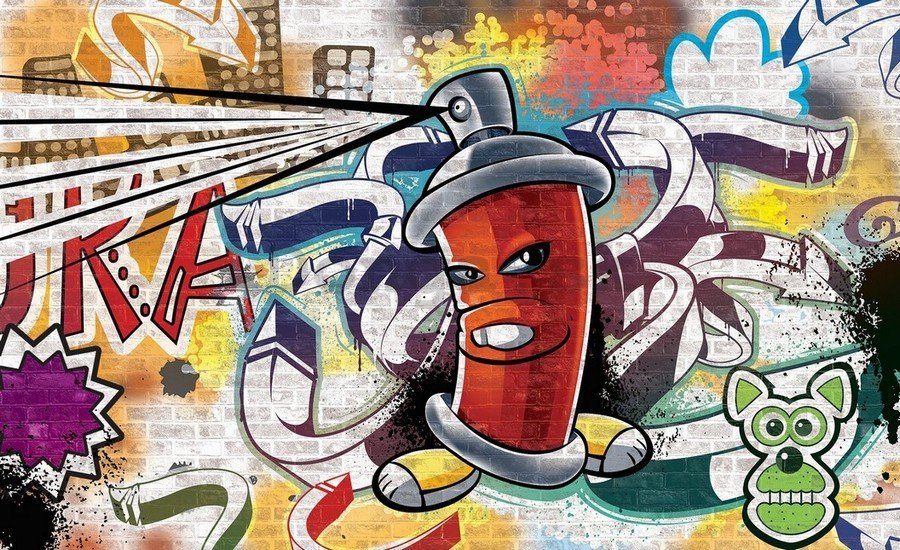 Obraz na plátne: Graffiti (7) - 75x100 cm