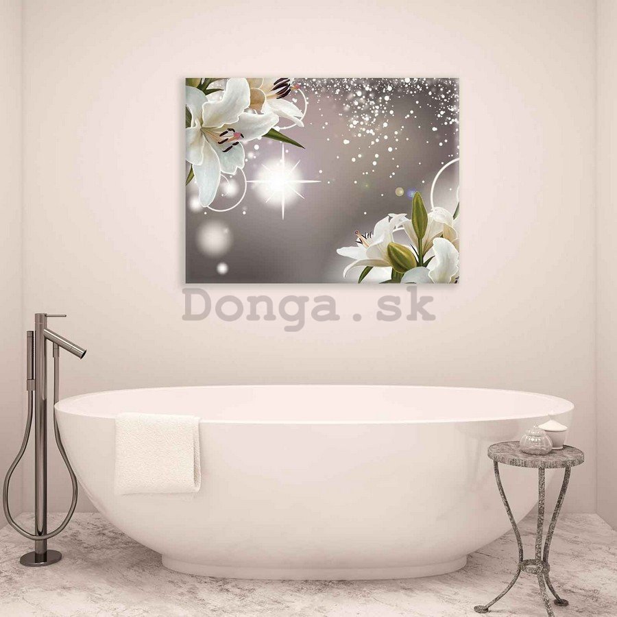Obraz na plátne: Magnolie abstrakcie (2) - 75x100 cm