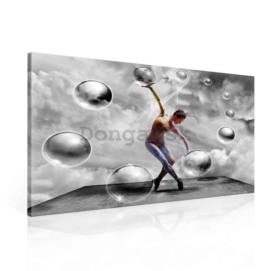 Obraz na plátne: Sférický tanec - 75x100 cm
