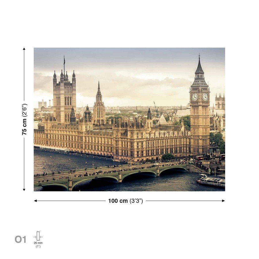 Obraz na plátne: Westminster (3) - 75x100 cm