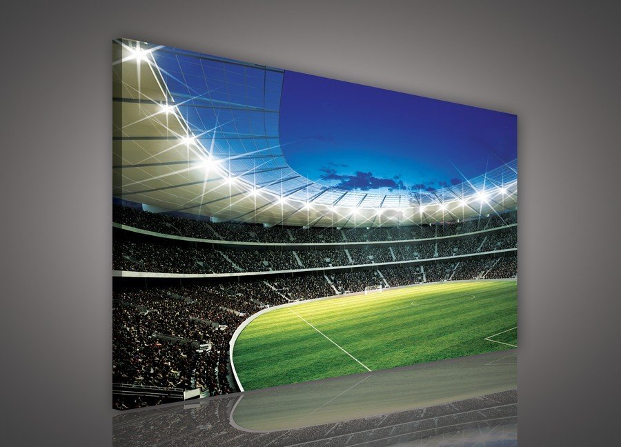 Obraz na plátne: Futbalový Štadión (1) - 75x100 cm