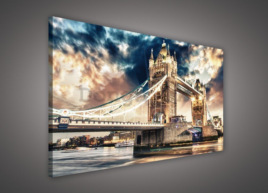 Obraz na plátne: Tower Bridge (3) - 75x100 cm