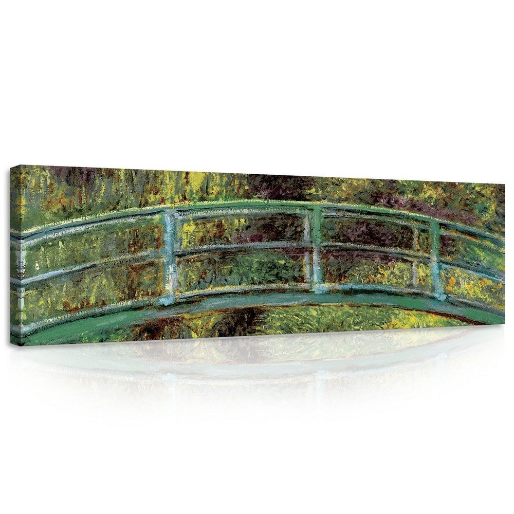 Obraz na plátne: Lekná, Claude Monet - 145x45 cm