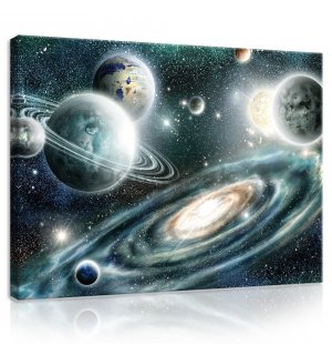 Obraz na plátne: Vesmír (3) - 75x100 cm