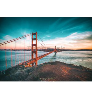 Fototapeta vliesová: Most San Francisco - 184x254 cm