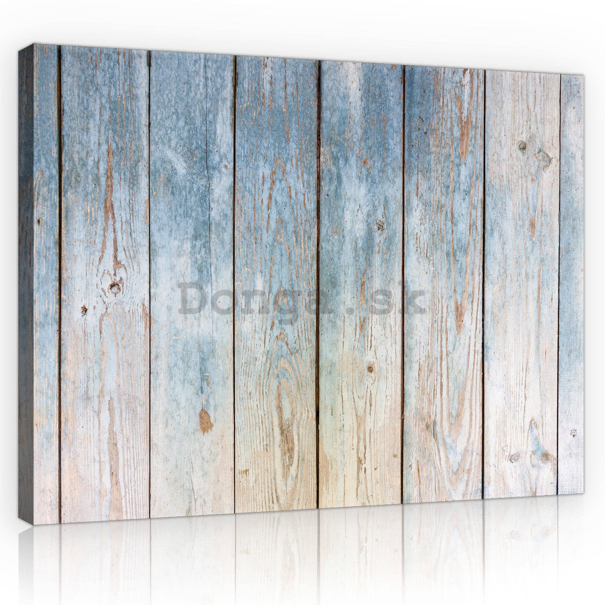 Obraz na plátne: Drevené priečky (5) - 75x100 cm