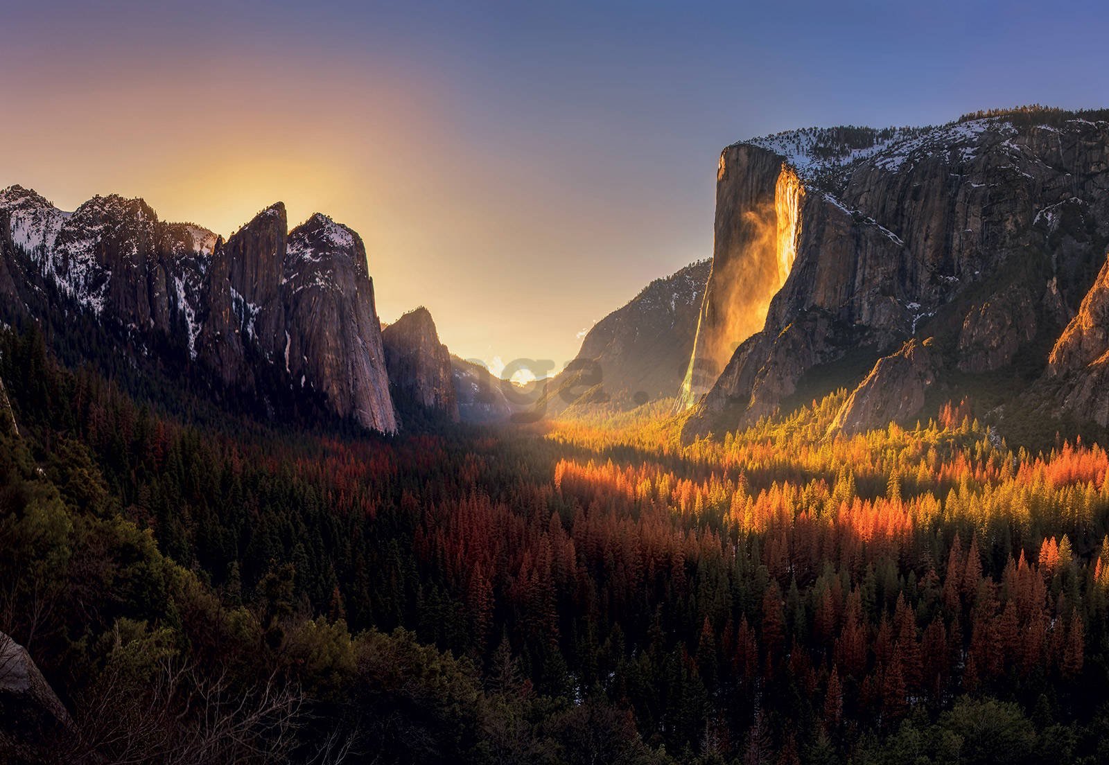 Fototapeta: Yosemite Firefall - 368x254cm
