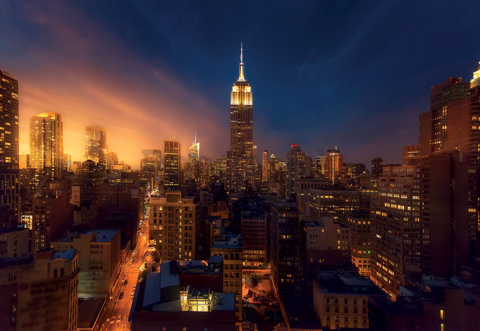 Fototapeta: Nočné New York (3) - 368x254cm