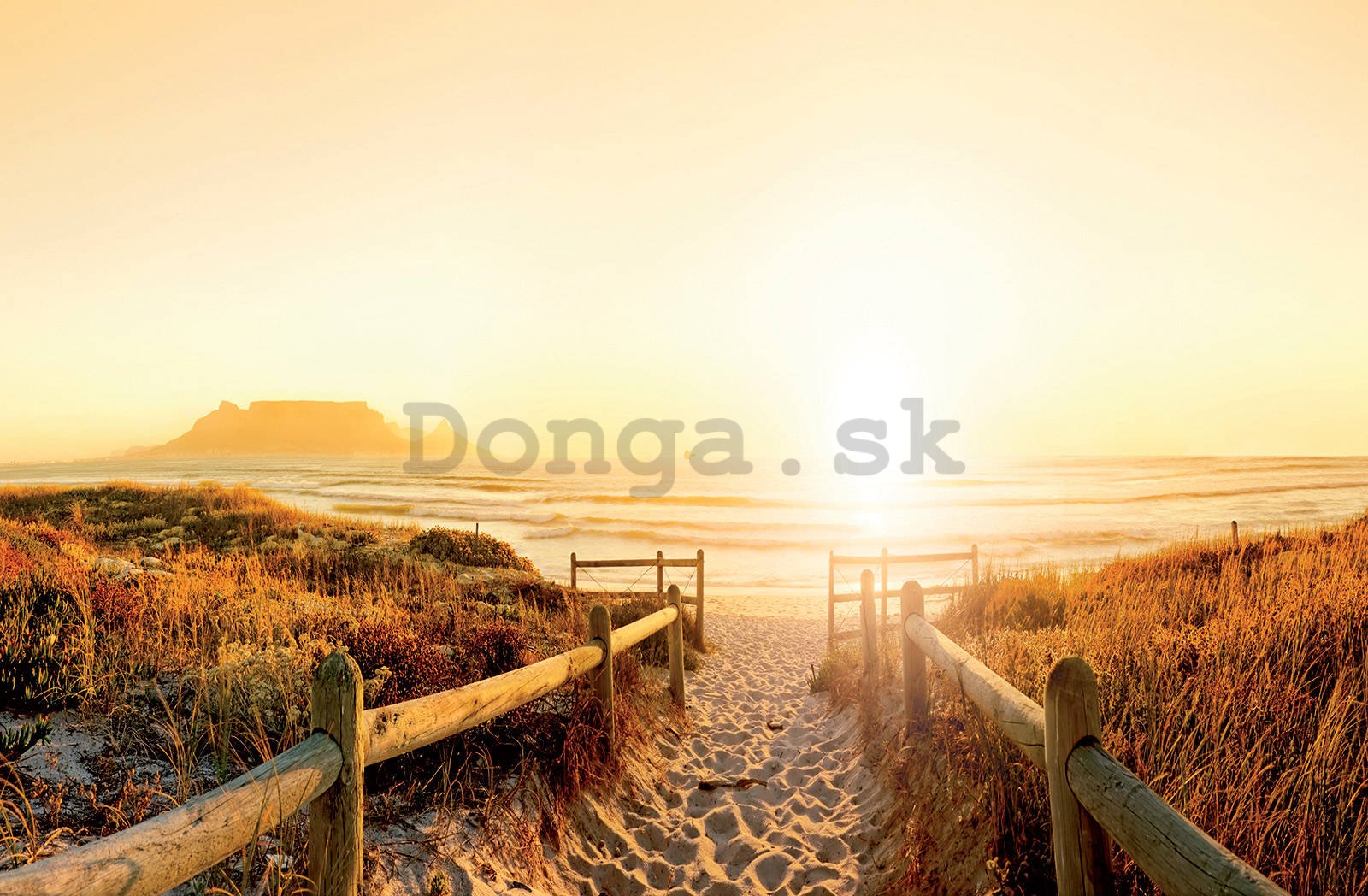 Obraz na plátne: Východ slnka nad plážou - 116x76 cm