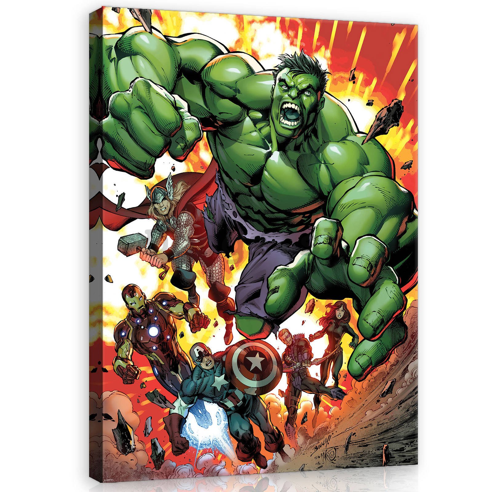 Obraz na plátne: Avengers (2) - 75x100 cm