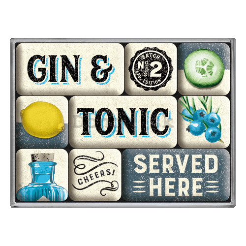 Sada magnetov - Gin & Tonic Served Here