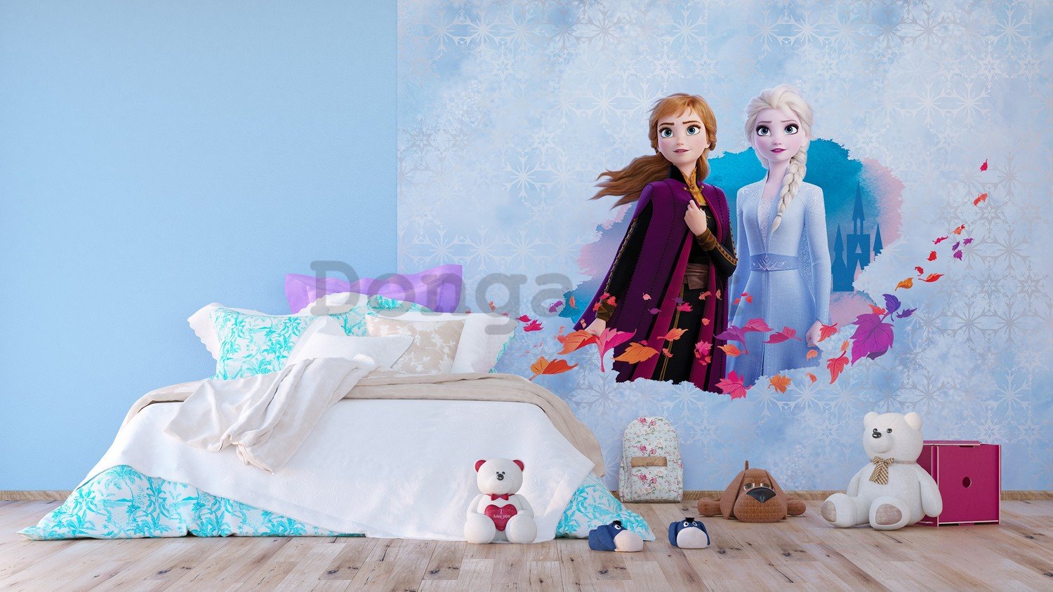 Fototapeta vliesová: Frozen II (Anna & Elsa) - 360x270 cm