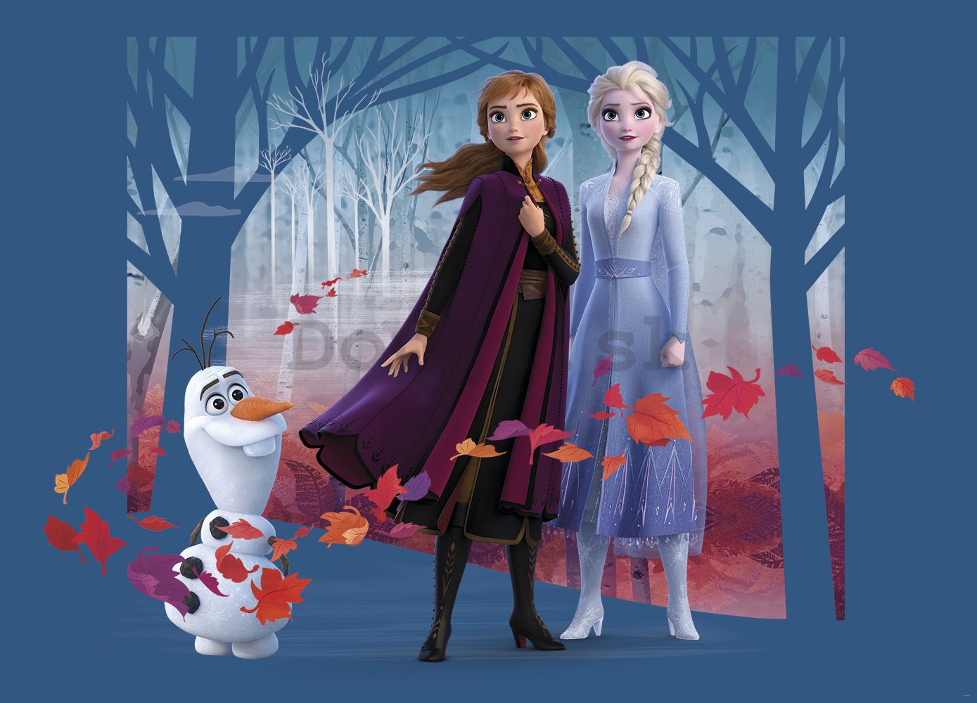 Fototapeta vliesová: Frozen II Sisters (1) - 160x110 cm