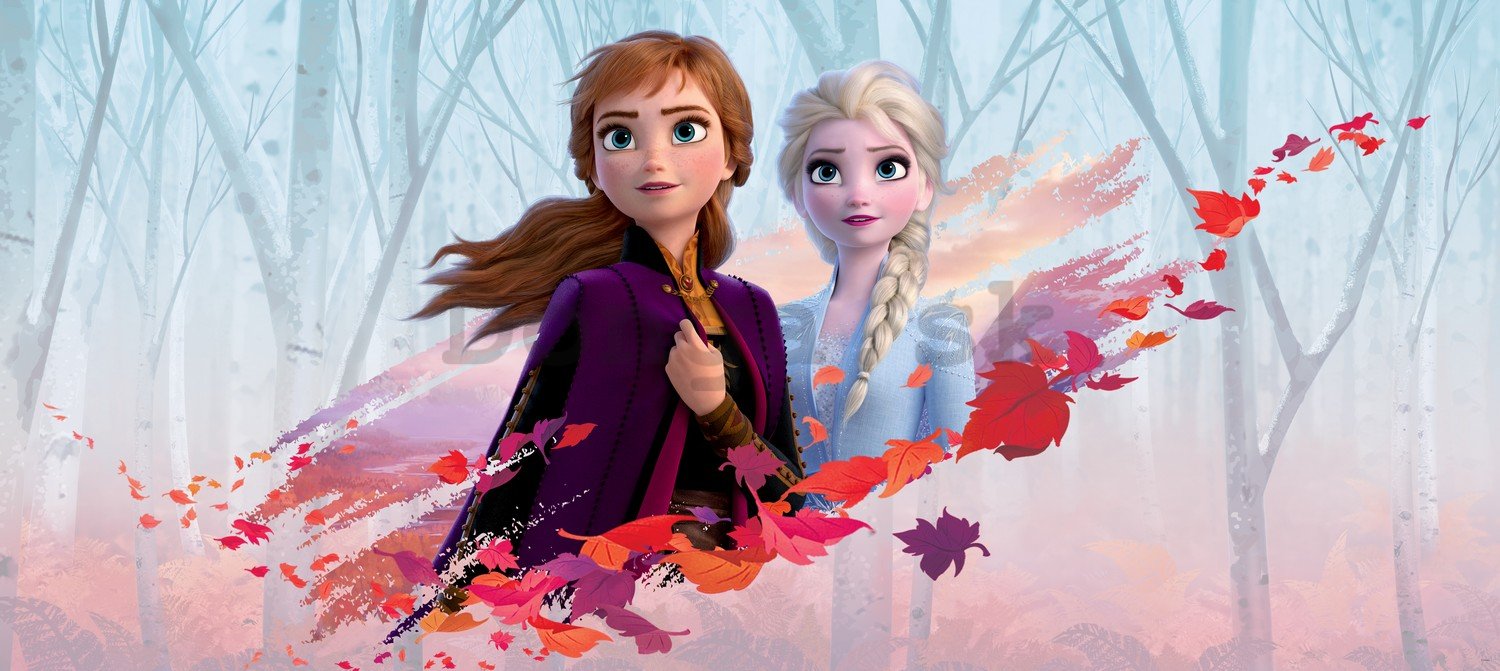 Fototapeta vliesová: Frozen II Sisters (panorama) - 202x90 cm