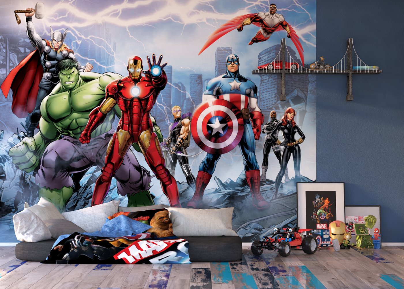 Fototapeta vliesová: Disney Avengers - 360x254 cm
