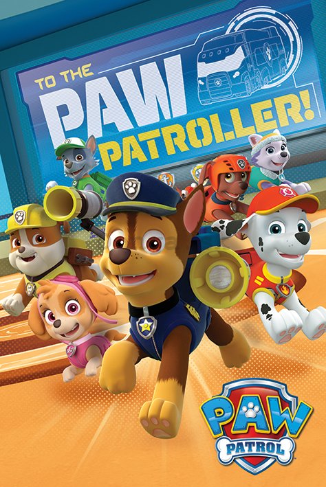 Plagát - Paw Patrol (To The Paw Patroller) 