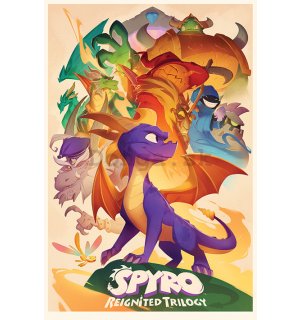 Plagát - Spyro (Animated Style) 