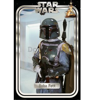 Plagát - Star Wars (Boba Fett Retro Packaging)