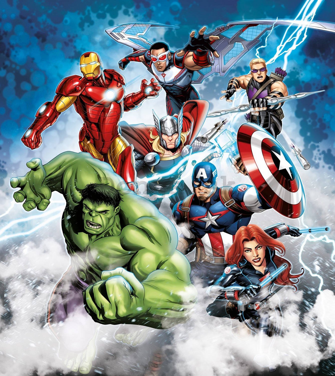 Fototapeta vliesová: Avengers (9) - 180x202 cm